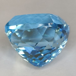 20.93ct Blau Topas Kissen Schnitt