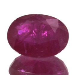 1.27ct Ruby Oval Cut 7.10x5.20mm