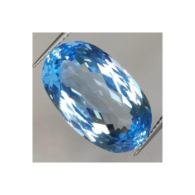 11.51ct Blau Topas Oval Schnitt