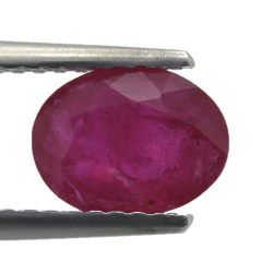 1.48ct Ruby Oval Cut