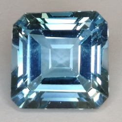 16.12ct Blau Topas Asscher Schnitt