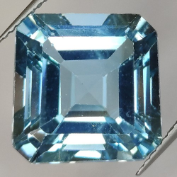 16.12ct Blau Topas Asscher Schnitt