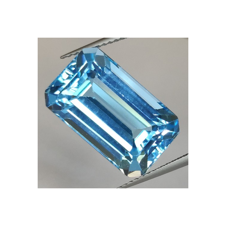 17.31ct Blue Topaz Emerald Cut