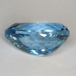 11.90ct Topaze Bleu Taille Poire