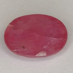 4.84ct Rubin Oval Schnitt