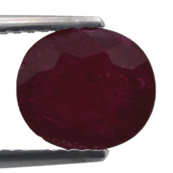 2.26ct Ruby Oval Cut