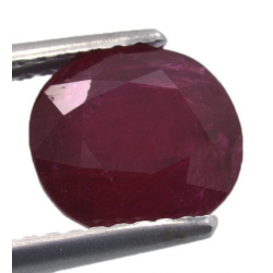 2.81ct Ruby Oval Cut