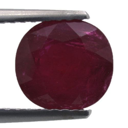 2.81ct Ruby Oval Cut