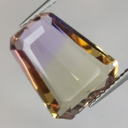 5.09ct Ametrin Fancy Schnitt