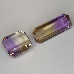 6.31ct Ametrine Emerald Cut