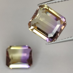 6.24ct Ametrina Taglio Smeraldo