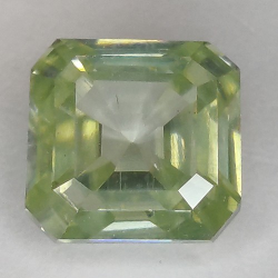 2.49ct Moissanite Facettato Smeraldo