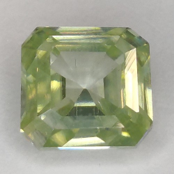 2.49ct Moissanite Facettato Smeraldo