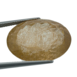 25,68ct. Rutile Quartz Oval Cut