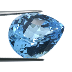 22,38ct Swiss BlueTopaz Pear Cut