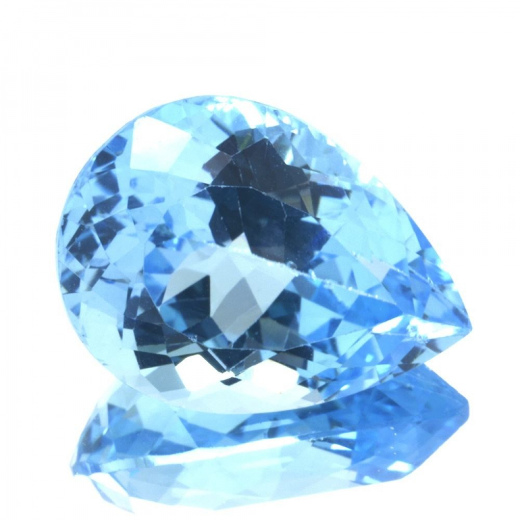 27.37ct Swiss BlueTopaz Pear Cut