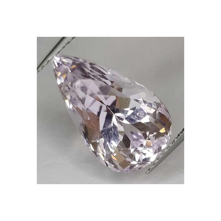 8.23ct  Kunzite Taille Poire