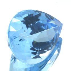 27.37ct Swiss BlueTopaz Pear Cut