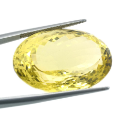 38,48ct. Lemon Quartz Oval cut