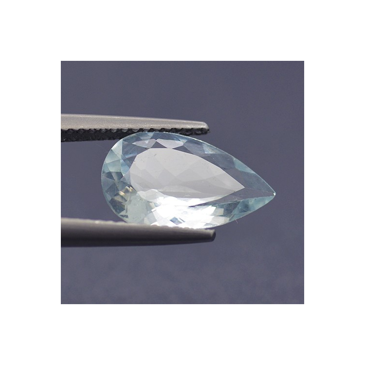 2.49ct Aquamarin Birne Schnitt