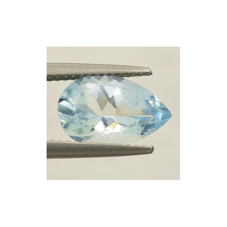 2.67ct Aigue-marine Taille Poire