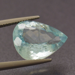 7.43ct Aquamarin Birne Schnitt