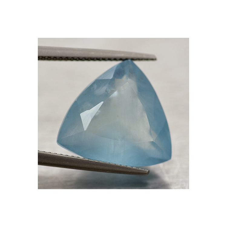 12.73ct Aguamarina Talla Trilliant