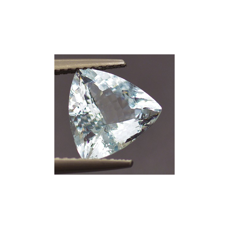 2.88ct Acquamarina Taglio Trilliant