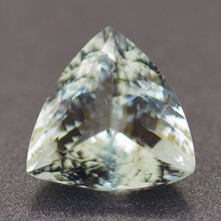 2.88ct Acquamarina Taglio Trilliant