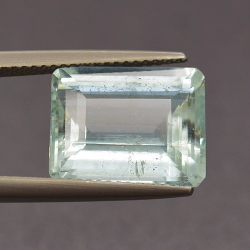 Paire D'aigue-marine Naturelle VVS 24 Carats - Pierre Précieuse Ovale émeraude Taillée, Neuf
