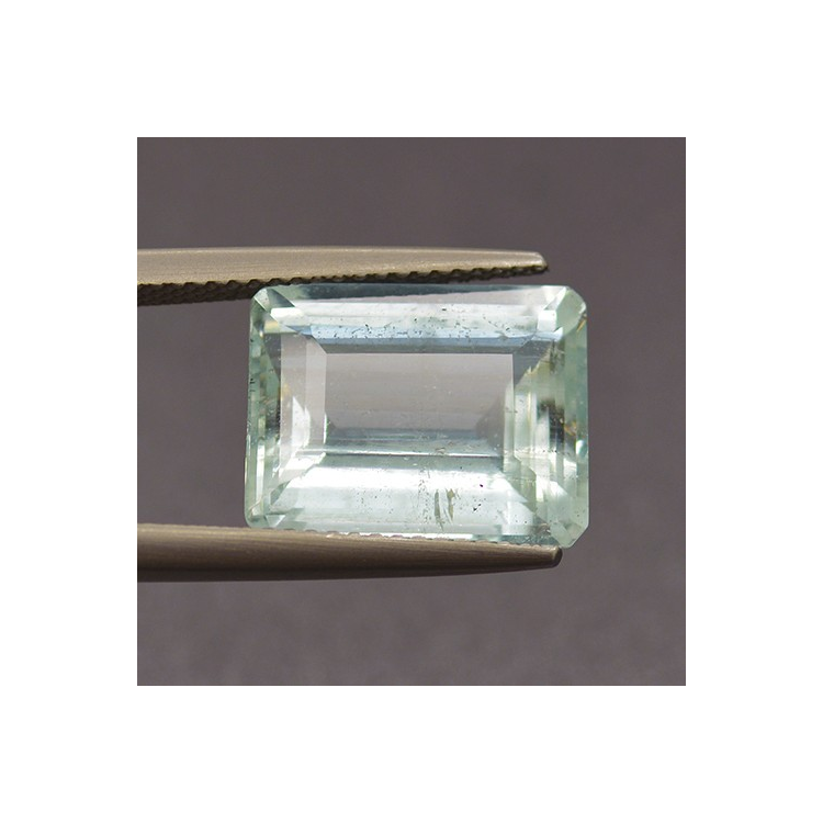 7.37ct Aigue-marine Taille Émeraude