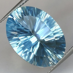 Blue Topaz Millenium Oval Cut