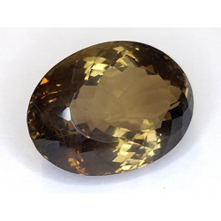 43.69ct Quarzo Affumicato Taglio Ovale