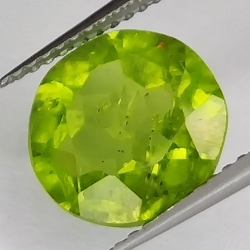 Edelstenen GROEN PERIDOT RONDE FACET 4.40ct. 4mm. 15st.