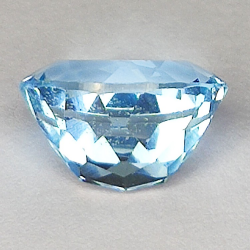 Edelstenen BLAUW TOPAAS en OVAAL SNIJWERK 4.92ct. 6x4mm. 10st.