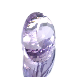 33.72ct French pink amethyst oval cut 23.96 x 17.13 mm