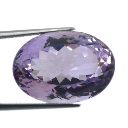 33,72 ct Ametista rosa francese taglio ovale 23,96 x 17,13 mm