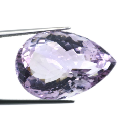 33.46 ct French Rose Amethyst Pear Cut 25.85 x 18.07