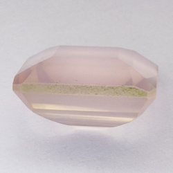 Gem gemstone ROSE QUARTZ OCTOGON CUT  12.53ct. 14x13mm.