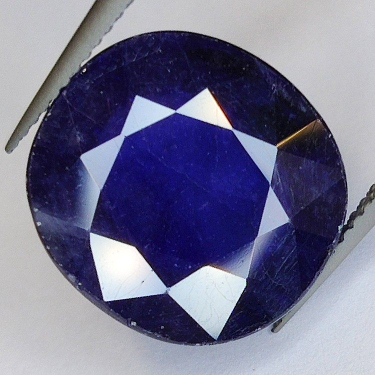 15.85ct Oval Cut Glass Filled Sapphire 16.36x14.44mm