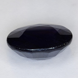 10.16ct Saphir Rempli de Verre Taille ovale 12.94x11.66mm