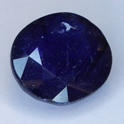 14.19ct Saphir Rempli de Verre Taille ovale 14.80x13.87mm