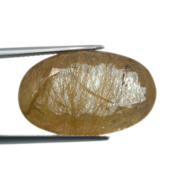 23,40ct. Rutile Quartz Oval Cut