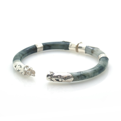 copy of Jade and 925 Sterling Silver Bracelet