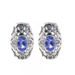 Ensemble Tanzanite et Argent 925