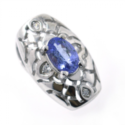 Ensemble Tanzanite et Argent 925