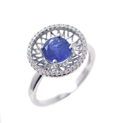 Ensemble Tanzanite et Argent 925