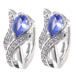 Ensemble Tanzanite et Argent 925