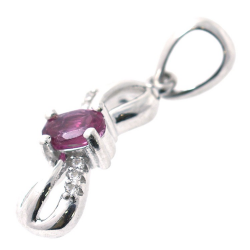 Ensemble Tourmaline Rose et Argent 925