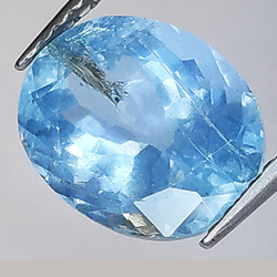 2.62ct Acquamarina in Faccettato Ovale